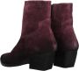 Lazamani Bordeaux Western Enkellaarsje Bruin Dames - Thumbnail 8