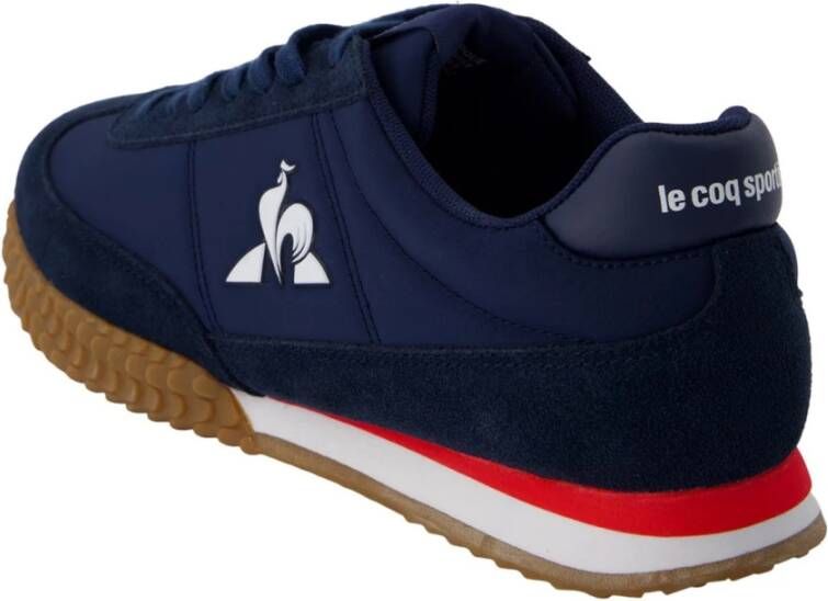 Le Coq Sportif Blauwe Sportieve Textiel Sneakers Blue Heren