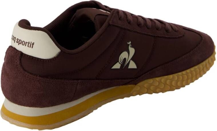 Le Coq Sportif Bruine Casual Sneakers met Rubberen Zool Brown Heren