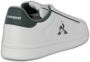 Le Coq Sportif Groene Leren Sportieve Sneakers met Rubberen Zool White Heren - Thumbnail 4