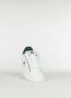 Le Coq Sportif Groene Leren Sportieve Sneakers met Rubberen Zool White Heren - Thumbnail 8