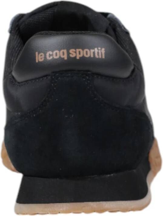 Le Coq Sportif Lente Zomer Heren Sneakers Nylon Leer Suède Black Heren