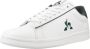 Le Coq Sportif Groene Leren Sportieve Sneakers met Rubberen Zool White Heren - Thumbnail 10