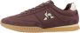 Le Coq Sportif Bruine Casual Sneakers met Rubberen Zool Brown Heren - Thumbnail 3