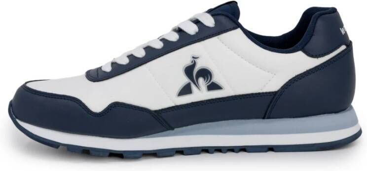 Le Coq Sportif Stijlvolle witte sportieve sneakers met rubberen zool White Heren