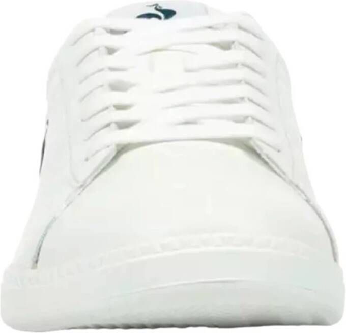 Le Coq Sportif Witte casual leren sneakers oor heren White Heren