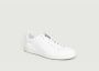 Le Coq Sportif Witte Leren Lage Top Trainers White Dames - Thumbnail 2