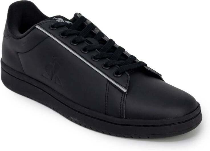 Le Coq Sportif Zwarte sportieve sneakers met rubberen zool Black Heren