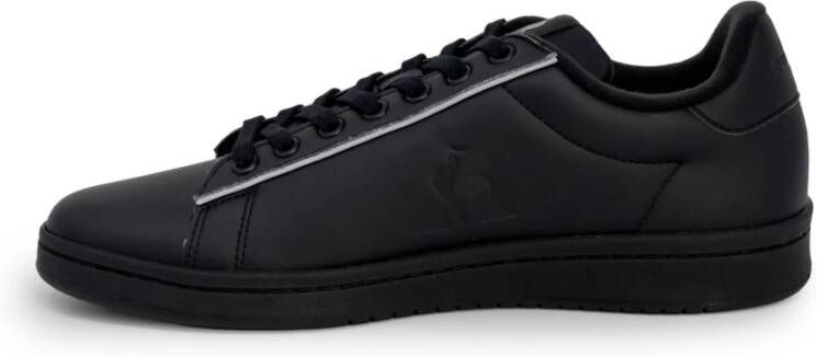 Le Coq Sportif Zwarte sportieve sneakers met rubberen zool Black Heren