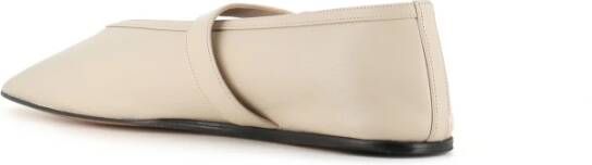 Le Monde Beryl Beige Leren Ballerina Schoenen Beige Dames