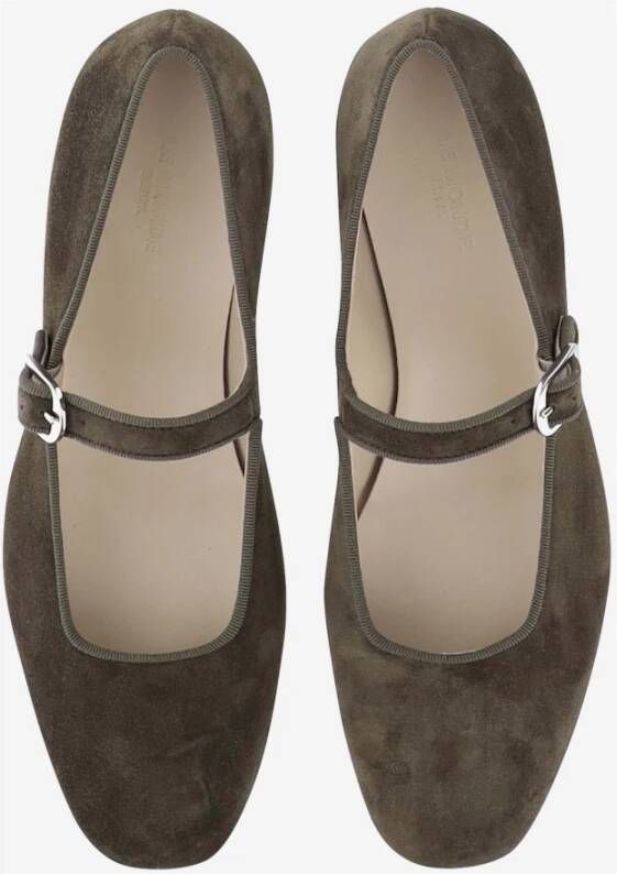 Le Monde Beryl Elegante Suede Muiltjes Green Dames