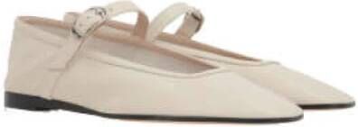 Le Monde Beryl Ivoor Mary-Jane Ballerina Platte Schoenen Beige Dames