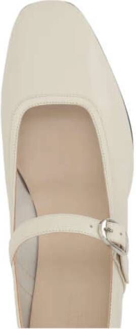 Le Monde Beryl Ivoor Mary-Jane Ballerina Platte Schoenen Beige Dames