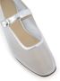 Le Monde Beryl Zilveren Mesh en Leren Ballerina Schoenen Gray Dames - Thumbnail 5