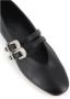 Le Monde Beryl Zwarte Leren Ballerina Platte Schoenen Black Dames - Thumbnail 5