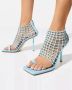 Le Silla Blauwe Stiletto Sandalen Blue Dames - Thumbnail 2