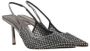 Le Silla Donkergrijze Kristal Slingback Hakken Gray Dames - Thumbnail 2