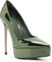 Le Silla Grijze leren stiletto hakken Green Dames - Thumbnail 2