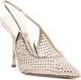 Le Silla Kristal Stiletto Hakken met Elastische Band Gray Dames - Thumbnail 3