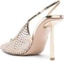 Le Silla Kristal Stiletto Hakken met Elastische Band Gray Dames - Thumbnail 4