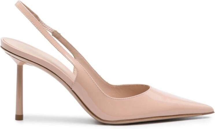 Le Silla Nude Lakleren Slingback Hakken Beige Dames