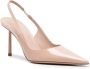 Le Silla Nude Lakleren Slingback Hakken Beige Dames - Thumbnail 4