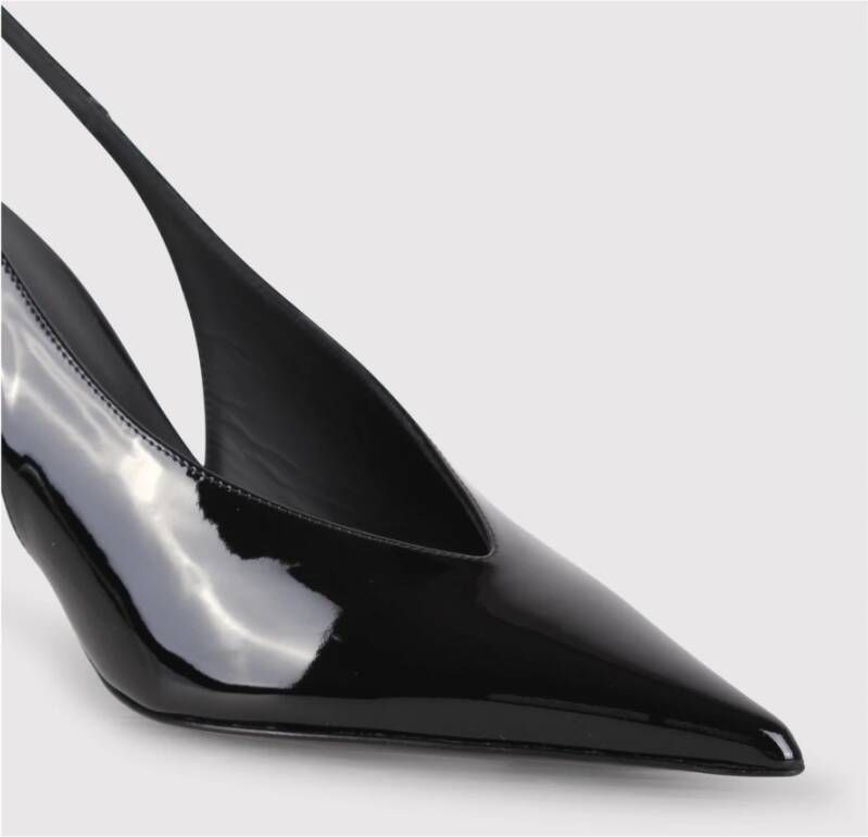 Le Silla Patentleren pumps met slingback-band Black Dames