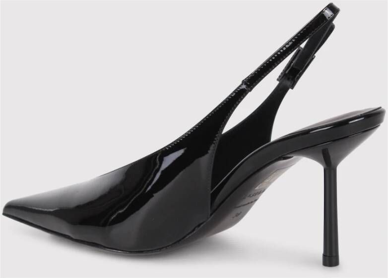 Le Silla Patentleren pumps met slingback-band Black Dames