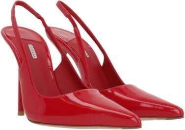 Le Silla Rode Lak Slingback Stiletto Hakken Red Dames