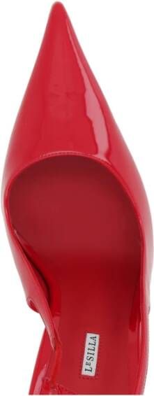 Le Silla Rode Lak Slingback Stiletto Hakken Red Dames