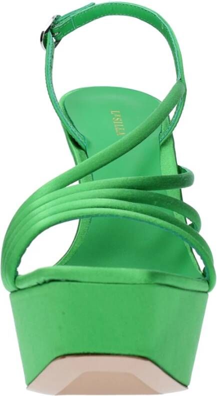 Le Silla Sandalen Groen Green Dames