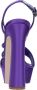 Le Silla Sandalen Paars Purple Dames - Thumbnail 2