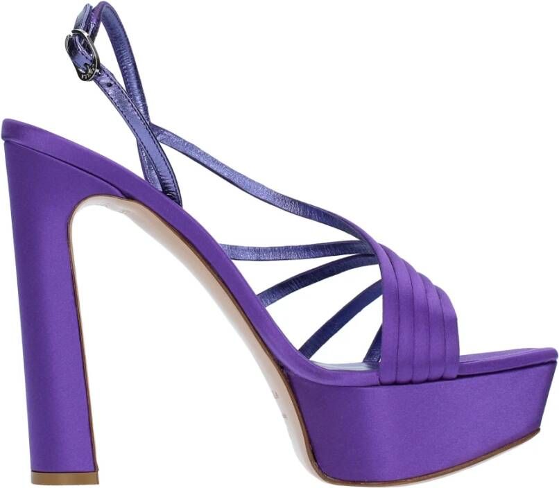 Le Silla Sandalen Paars Purple Dames