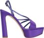 Le Silla Sandalen Paars Purple Dames - Thumbnail 3