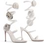 Le Silla Witte Bloemenapplicatie Sandalen Gray Dames - Thumbnail 2