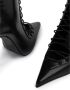 Le Silla Zwarte leren stiletto laarzen met rits Black Dames - Thumbnail 4