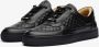 Leandro Lopes Zwarte Dia tgestikte Lage Sneaker Black Unisex - Thumbnail 2