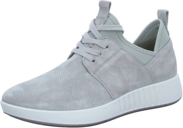 legero Velours Veterschoenen Gray Dames