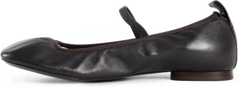 Lemaire Donkere Chocolade Ballerina Schoen Brown Dames