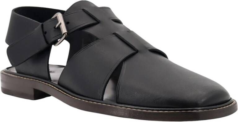 Lemaire Flat Sandals Black Heren