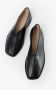 Lemaire Platte Piped Pantoffels in Zwart Leer Black Heren - Thumbnail 2