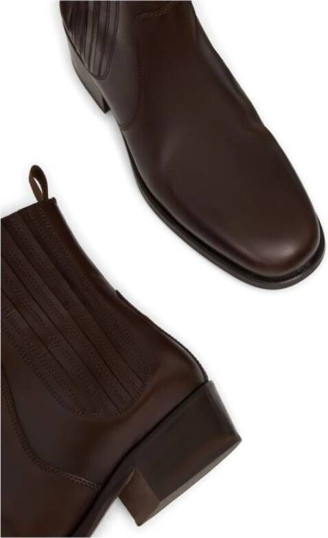 Lemaire Teck Chelsea Boots Brown Heren