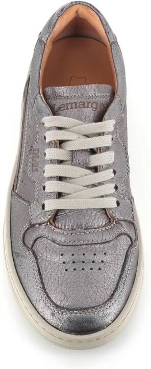 Lemargo Antraciet Leren Sneakers Gray Dames