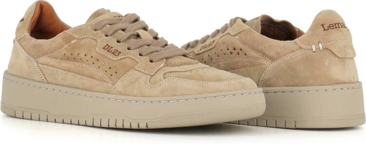 Lemargo Beige Suède Sneakers Beige Dames