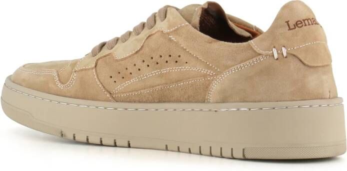 Lemargo Beige Suède Sneakers Beige Dames