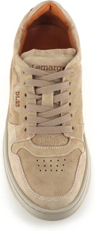 Lemargo Beige Suède Sneakers Beige Dames