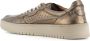 Lemargo Bronzen Leren Sneakers met Rubberen Zool Brown Dames - Thumbnail 4