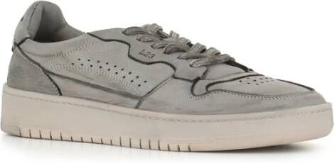 Lemargo Cemento Leren Sneakers Gray Heren