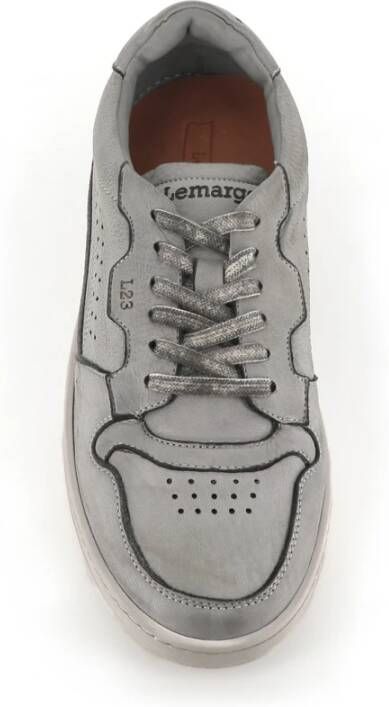 Lemargo Cemento Leren Sneakers Gray Heren