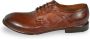 Lemargo Comfortabele Heren Leren Schoenen Cognac Brown Heren - Thumbnail 2